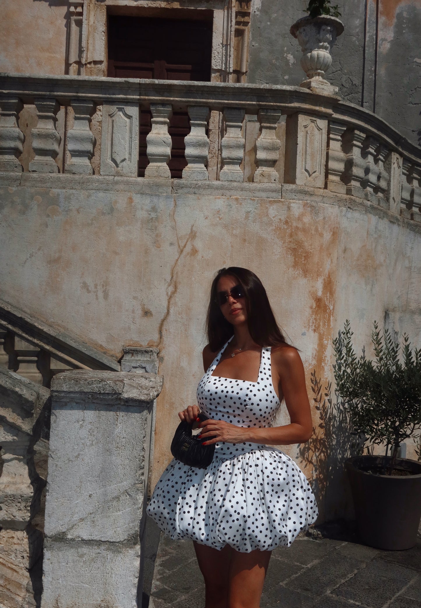Dot Puff Dress