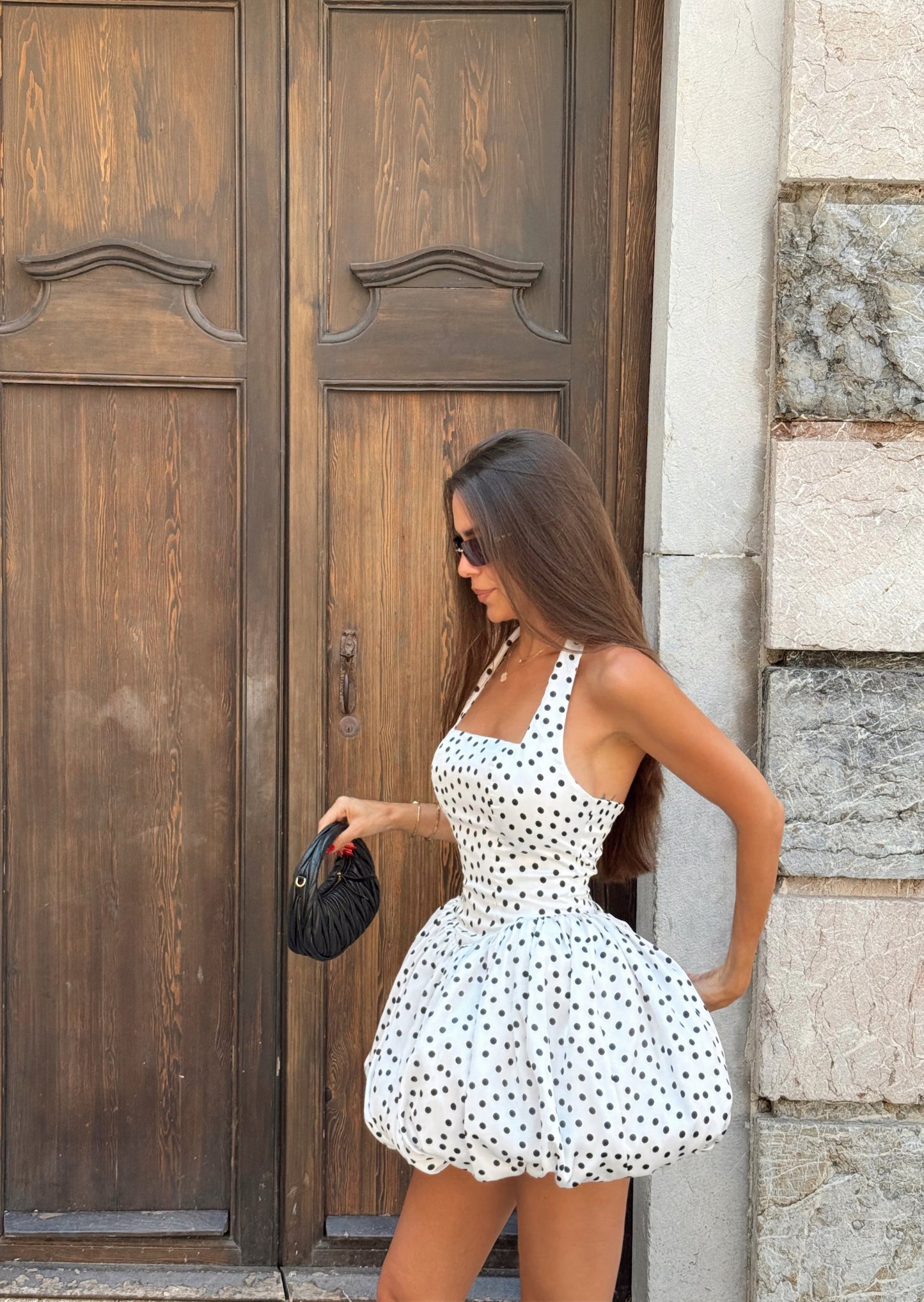 Dot Puff Dress
