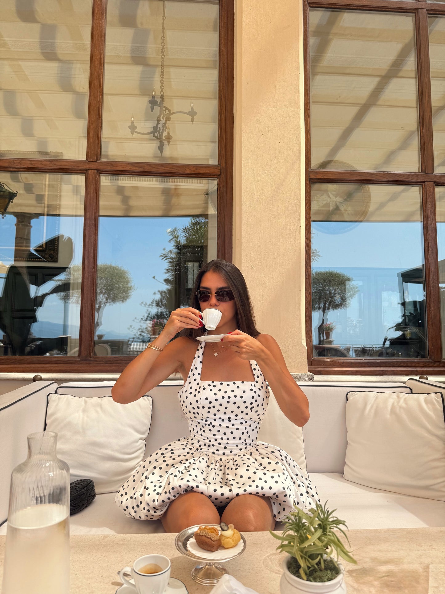 Dot Puff Dress