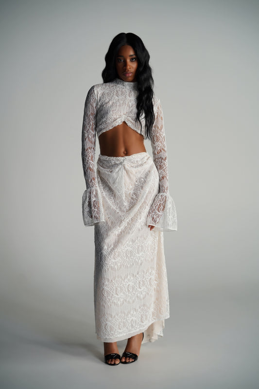 Lace maxi dress