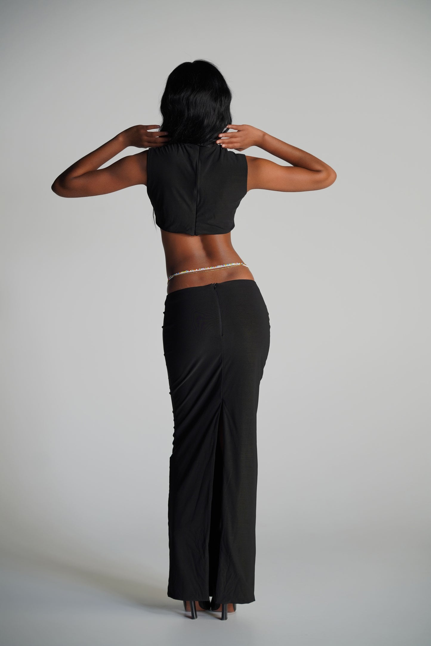 Siena elegant black dress